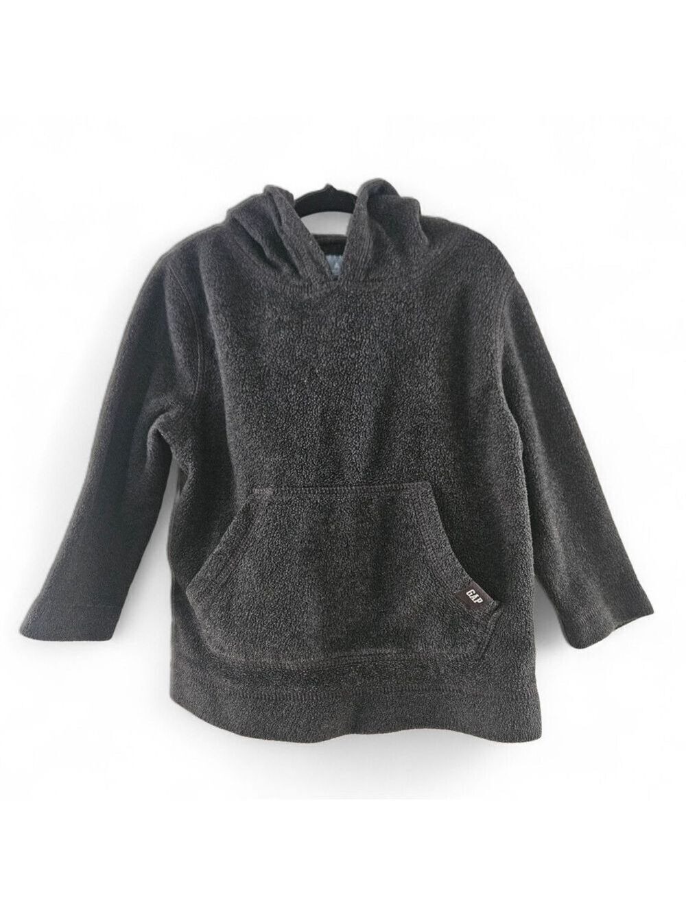 5/$25 Baby Gap Toddler Grey Fleece Hoodie w/ Bear Ears 2T